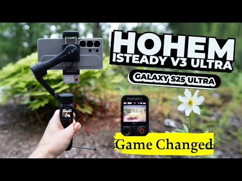 Hohem iSteady V3 Ultra Phone Gimbal Testing with Galaxy S25 Ultra