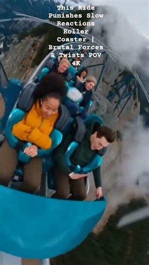 Roller coaster-This Ride Punishes Slow Reactions | Brutal Forces & Twist POV 4K#rollercoaster#ride