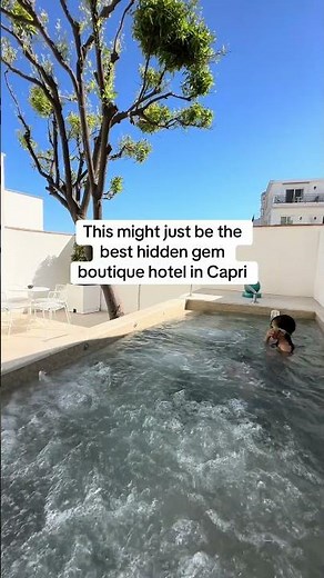 The best hidden gem boutique hotel in Capri