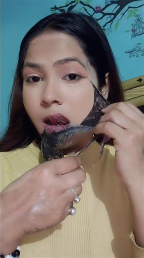 OMG Viral 'CHARCOAL' Peel Off Mask Makeup🤯😱#makeup #hack #shorts #viraltrend #urvashisinghofficial24