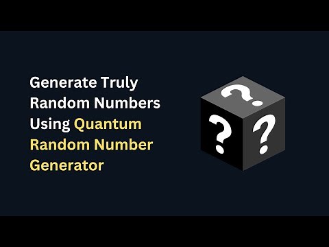 Generate Truly Random Numbers Using Quantum Random Number Generator