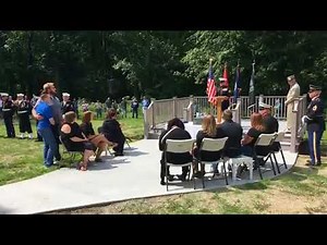 Michigan War Dog Cena Funeral Ceremony