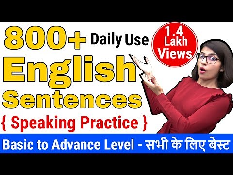 800+ English Sentences | Daily use English Sentences