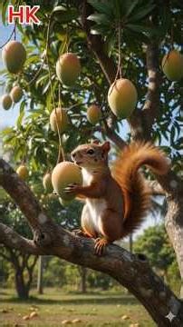 "Squirrel and the Mango Tree | Moral Story for Kids | HK Animation Videos"