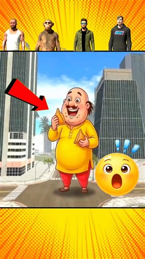 Motu Eats a Giant Samosa and Goes Out of Control! Only One Man Can Stop Him! 🔥