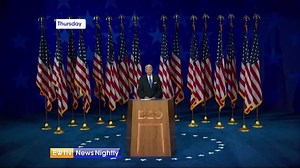 1.1K views · 30 reactions | Joe Biden, whose political career spans decades, spoke last night at the DNC, accepting the Democratic presidential nomination. The 77-year-old Catholic pledged if voters "entrust [him] with the presidency," he will unite the country. Philip Crowther with Associated Press wraps up the final night of the Democrats' convention and looks at what we can expect from the Biden-Harris campaign going forward. | EWTN News Nightly | Facebook