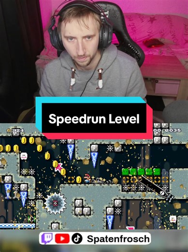 Speedrun Level in Super Mario Maker 2