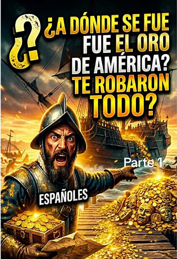 LO QUE NO TE CONTARON en la escuela sobre el oro de América 🏛️🔍 Desde 1492, el metal precioso fue el motor de una transformación global, pero ¿a dónde fue realmente ese tesoro? ¿Sigue en los bancos de España o se desvaneció en las guerras de un imperio? Acompáñanos en esta primera parte a descubrir las cifras reales detrás del mito. ¡Mira el video completo en el enlace de mi perfil! 🎬✨ #EntropiaHistorica #Historia #Curiosidades #Oro #Latinoamerica