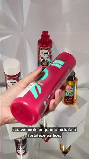 Salon Line S.O.S Cachos Multibenefícios Shampoo #cuidadoscomocabelo #cabelocacheado #cabelo