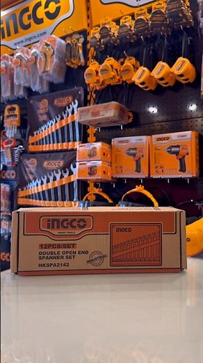 INGCO Industrial Double Open End Spanner Set Review 🔧 | Heavy Duty Cr-V Professional Tools