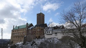 The Wartburg Castle at Eisenach in the Thuringia Forest