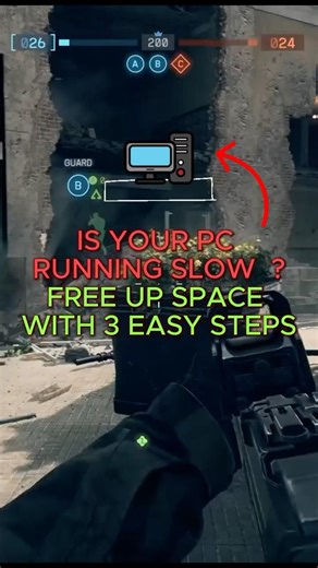 3 Hidden Tricks to Instantly Free Up Space 💻 #shorts #pcgaming #storage