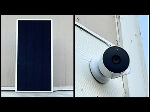Solar Panel For Battery Powered Google Nest Cameras