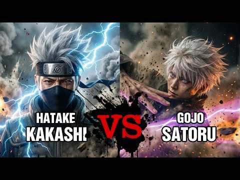 Kakashi vs Gojo The Ultimate Anime Crossover Battle! fullversion #ShonenJump #DreamMatch #AnimeFight