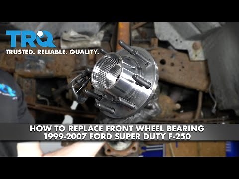 How to Replace Front Wheel Bearing 1999-2007 Ford Super Duty F-250