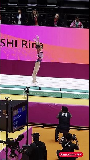 🤸‍♀️ Rina Kishi from Japan 🇯🇵 – Vault | Women’s Qualification | 2025 FIG AGWC Jakarta, 🇮🇩