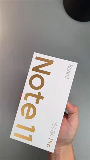Redmi Note 11 Pro Unboxing & First Look! 😍 #Shorts #smartphone #design #gadgets #redmimobile #redmix