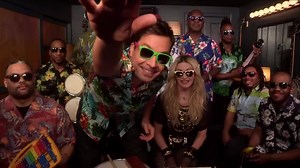 This is Awesome: Jimmy Fallon, Madonna & The Roots Sing "Holiday" (w/ Classroom Instruments) [via The Tonight Show Starring Jimmy Fallon YouTube: https://www.youtube.com/watch?t=22&v=as-SALpccd8] | Monica OnAir