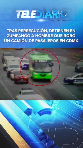 #telediariomx #tiktokinforma #noticia #cdmx #edomex #tecamac #zumpango #roboautobus #persecución #persecusionpolicial