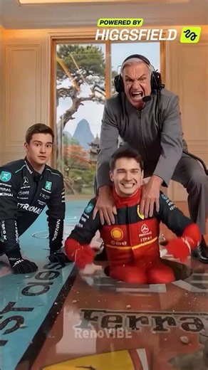 Mercedes vs Ferrari: Epoxy FLOOR Battle! 😮 #F1