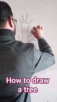 How to draw a tree easily step by step. #howto #draw #tree #tutorial #easy #learn #art #drawing