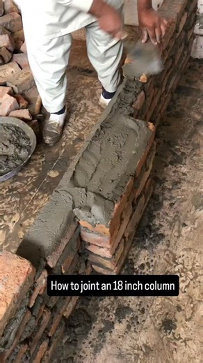 Construction.Tips on Instagram: "How to joint an 18 inch column"