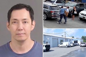 Shocking video shows CEO with service dog being knocked out by illegal Russian Uber driver