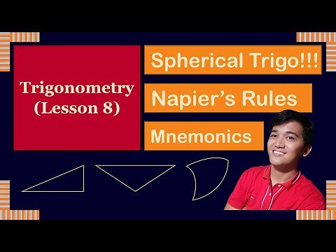 Napier's Rules for Spherical Trigonometry