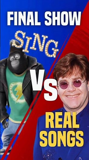 Sing: Final Show vs. REAL Songs (Part 5) 🎤🔥 #fyp #viral #viralshorts #fypシ #music #edit