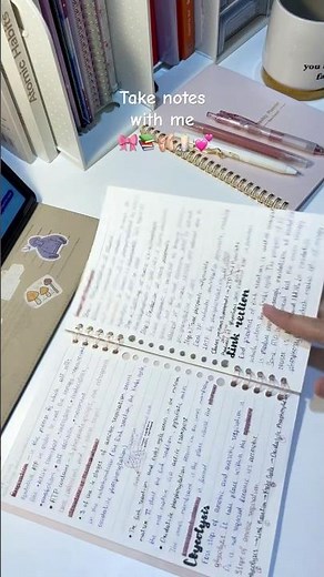 Take notes with me🕯️Pt.1📚 #shorts #asmrwriting #study #studywithme