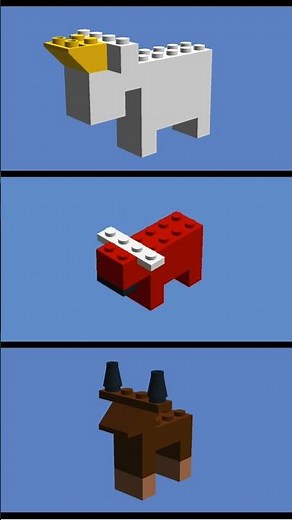 🐐 Lego Goat / Cabra Tutorial Ideas #LEGO #goat #animal #farm #brick