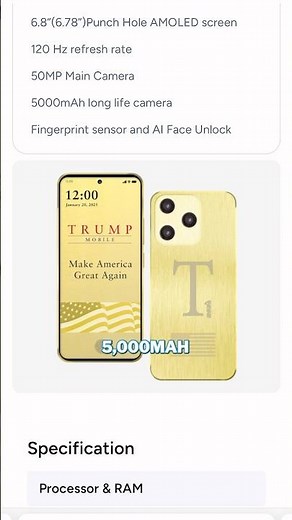 Trump Mobile T1: FIRST LOOK and IMPRESSIONS!