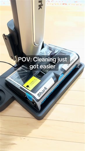 If you have pets or kids… you NEED this 🐾👶 The Shark Hydro Duo tackles crumbs, spills, and muddy paw prints in one pass. ✨ Powerful suction ✨ Hydro mop tech for a deeper clean ✨ No switching tools ✨ Dries fast so no slippery floors I’m never going back to a regular mop. #cleantok #clean #cleaning #cleaningtiktok #cleaningtips @Shark Home
