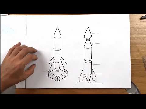 How to draw and design a Bottle Water Rocket - St Aloysius STEM Challenge