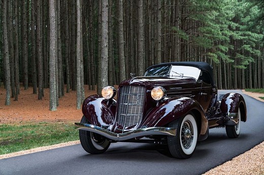 1936 Auburn 852 SC Boattail Speedster — Audrain Auto Museum