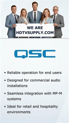 QSC MP-MFC-NA-WH Wall Mount Controller for MP-M Series Mixers - White