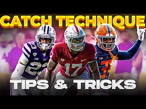 Football 🏈 Catch Man Technique Tips & Tricks! This will take your game to another level!