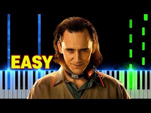 Loki Theme - TVA | EASY Piano Tutorial