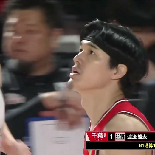 #Yuta Watanabe hit three consecutive 3-point shots right from the start of the game to reach 1,00...