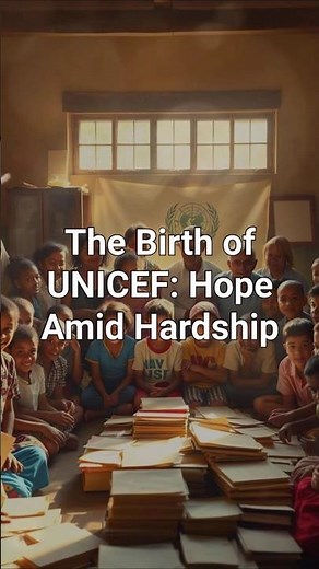 UNICEF Born in 1946 to Save the World's Children!