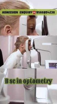 BSc Optometry course details