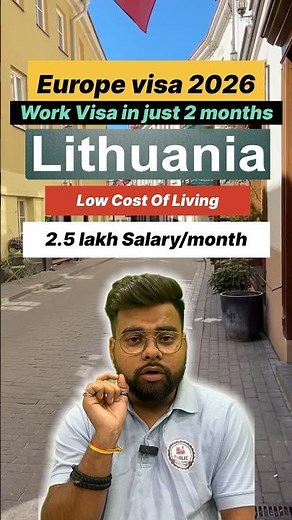 Lithuania Jobs for Indians 2026 🇱🇹