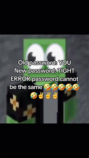 Humorous Password Change Fails