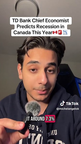 Recession Predicted for Canada by TD Bank Economist