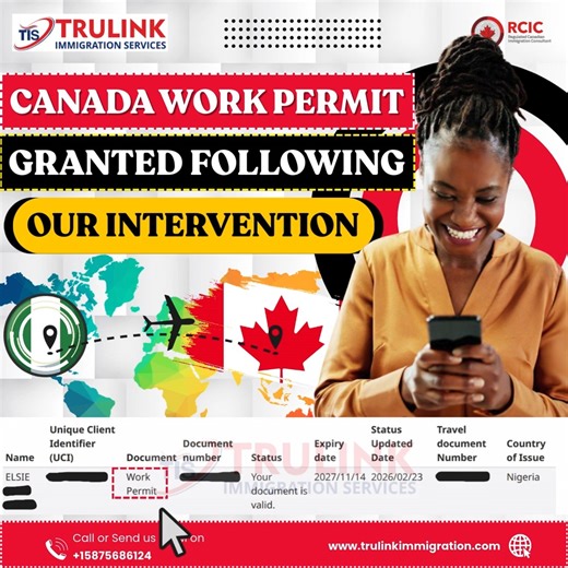 She wasn’t eligible under the usual rules. On paper, her application should not have succeeded. But she had a story that deserved to be heard — and we took the time to craft it, explain it, and advocate for her. Today, we are celebrating a remarkable outcome: her work permit has been approved, and she received even more validity than the one year we initially applied for. Moments like this remind us why we do this work. If you’re hoping to work, study, or visit Canada, we’re ready to support you