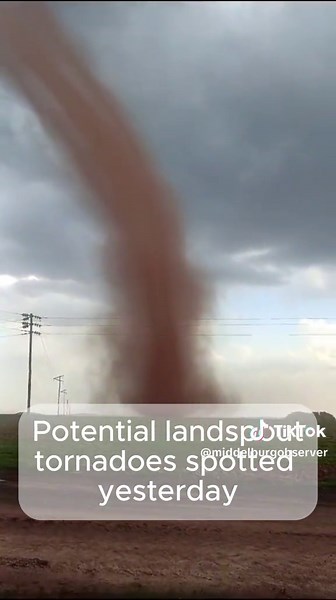 Spotting Potential Landspout Tornadoes: Middelburg Observer Update