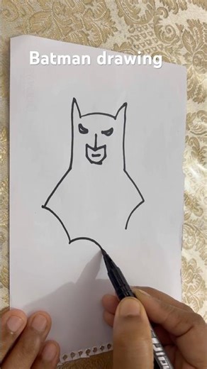Easy batman drawing # Batman # drawing #drawing easy# art# shorts # artist