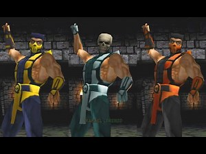 Mortal Kombat 4 ALL Skins in Intros and Victory Poses MK4 HD 1080p 60 fps