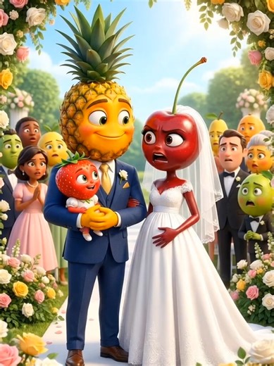 Part 1 - Evil Bride Cherita 🍒 👿 #sadstory #aistory #brainrot #emotionalstory #fruitloveisland