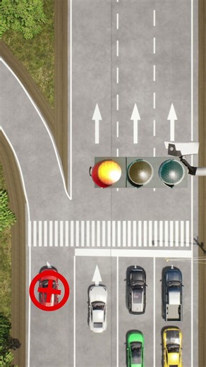 Wrong Turn at a Red Light | Traffic Mistake Explained